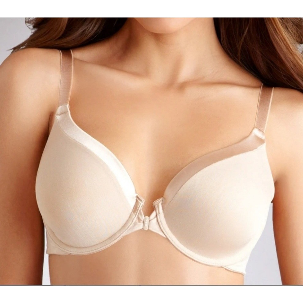 Vanity Fair Illumination Front Close Full Coverage Bra 38dd Rose Beige 75339 New
